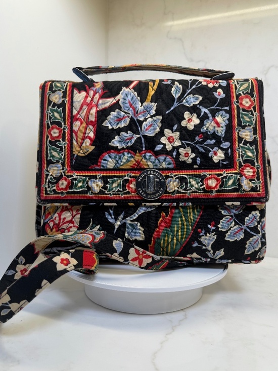 Vera Bradley Handbags - Vera Bradley Versailles Julia Crossbody Bag with Turnlock Closure